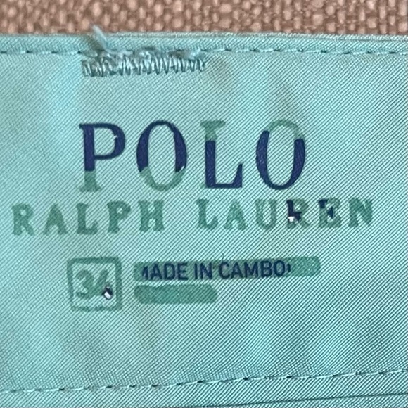 Bh: Polo Ralph Lauren Shorts Men’s 34 Mint Green Activewear Stretchy - Picture 3 of 7
